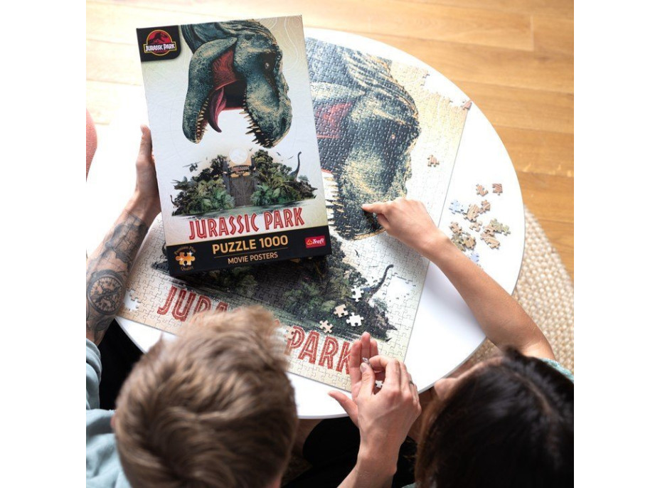 TREFL Puzzle Premium Plus Jurassic Park: Filmový plakát 1000 dílků