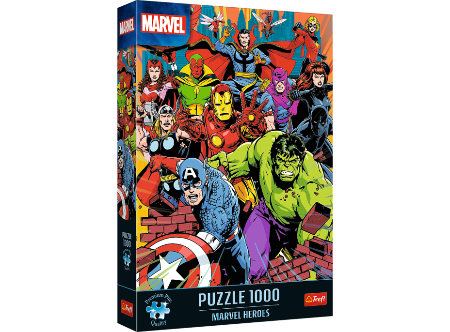 TREFL Puzzle Premium Plus Marvel: Hrdinové Marvelu 1000 dílků