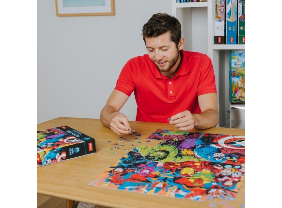 TREFL Puzzle Premium Plus Marvel: Hrdinové Marvelu 1000 dílků