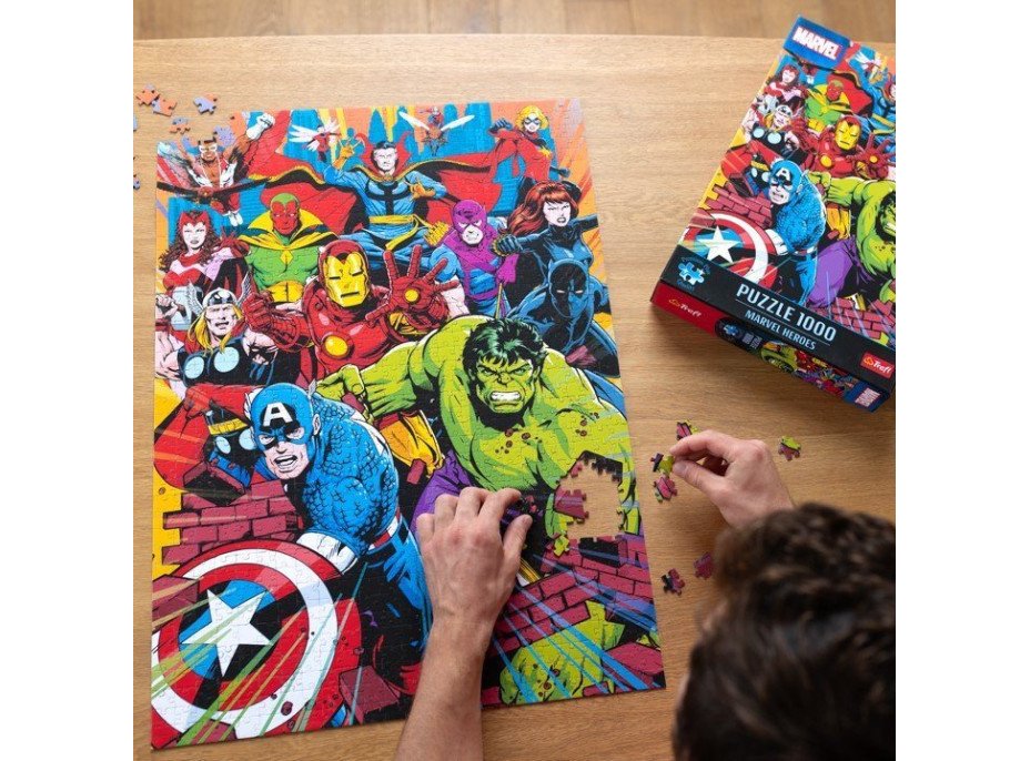 TREFL Puzzle Premium Plus Marvel: Hrdinové Marvelu 1000 dílků