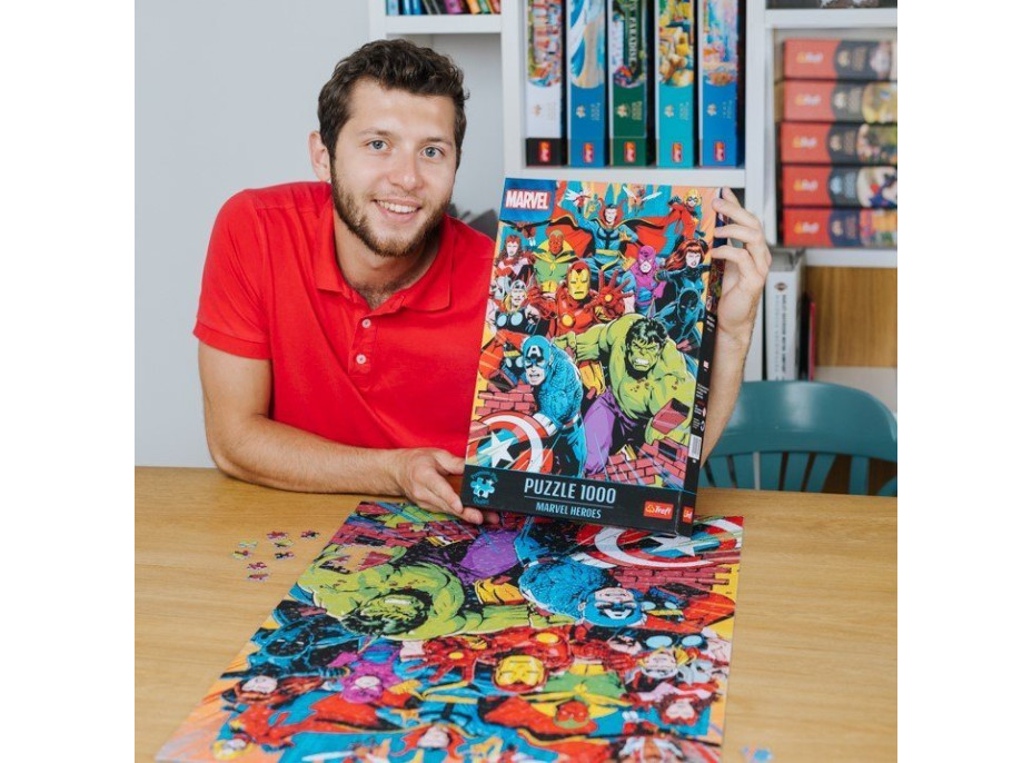 TREFL Puzzle Premium Plus Marvel: Hrdinové Marvelu 1000 dílků