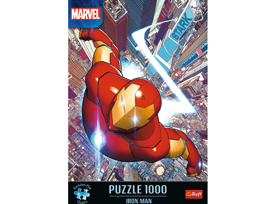 TREFL Puzzle Premium Plus Marvel: Iron Man 1000 dílků