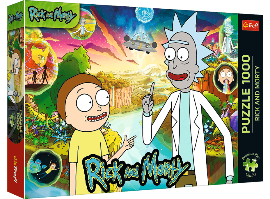 TREFL Puzzle Premium Plus: Rick a Morty 1000 dílků