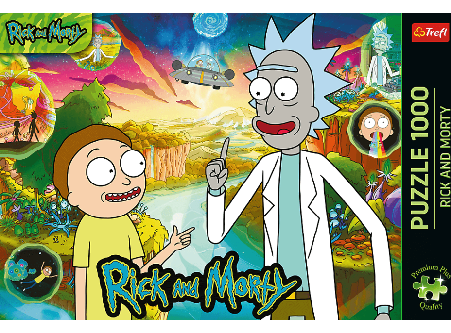 TREFL Puzzle Premium Plus: Rick a Morty 1000 dílků