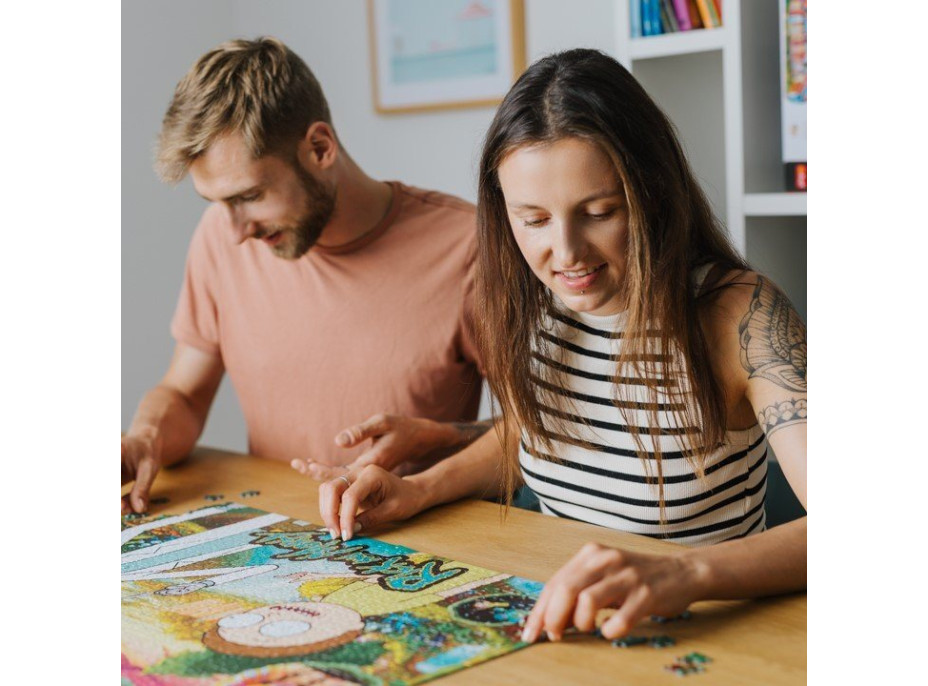 TREFL Puzzle Premium Plus: Rick a Morty 1000 dílků