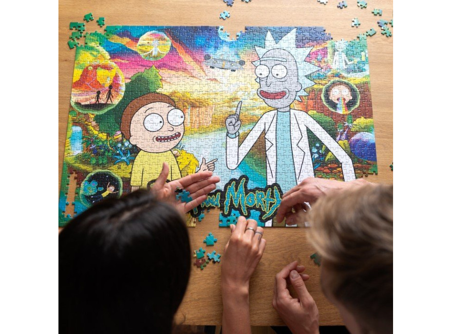 TREFL Puzzle Premium Plus: Rick a Morty 1000 dílků