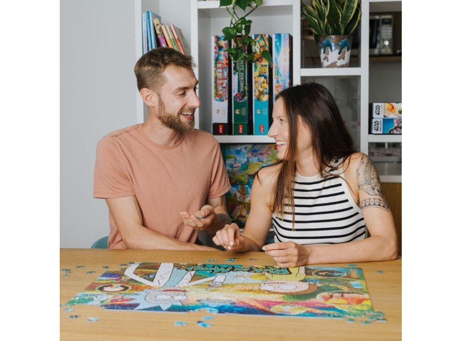 TREFL Puzzle Premium Plus: Rick a Morty 1000 dílků