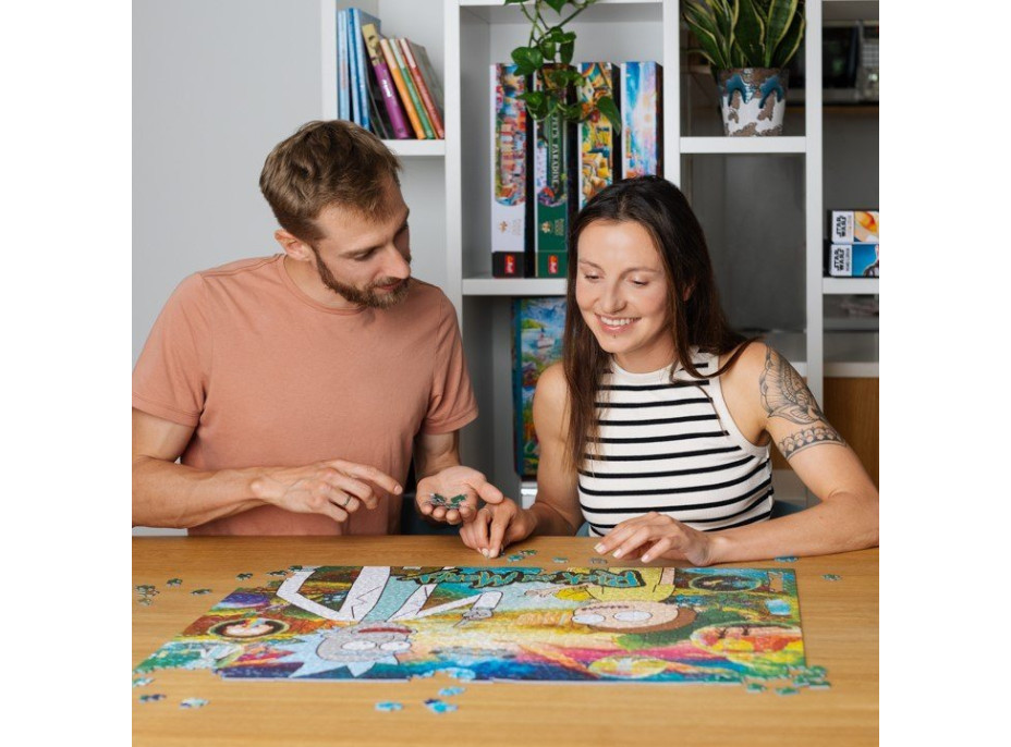 TREFL Puzzle Premium Plus: Rick a Morty 1000 dílků