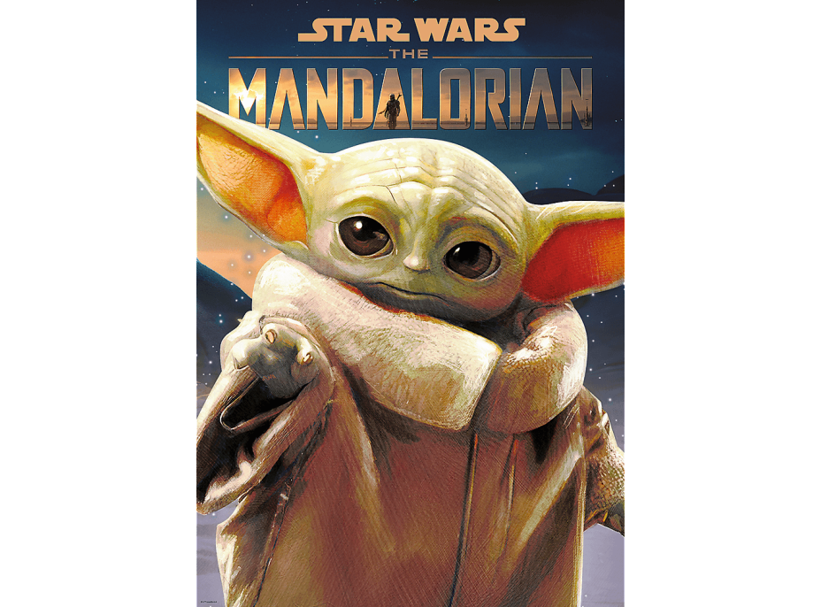 TREFL Puzzle Premium Plus Star Wars: Mandalorian - Grogu 1000 dílků