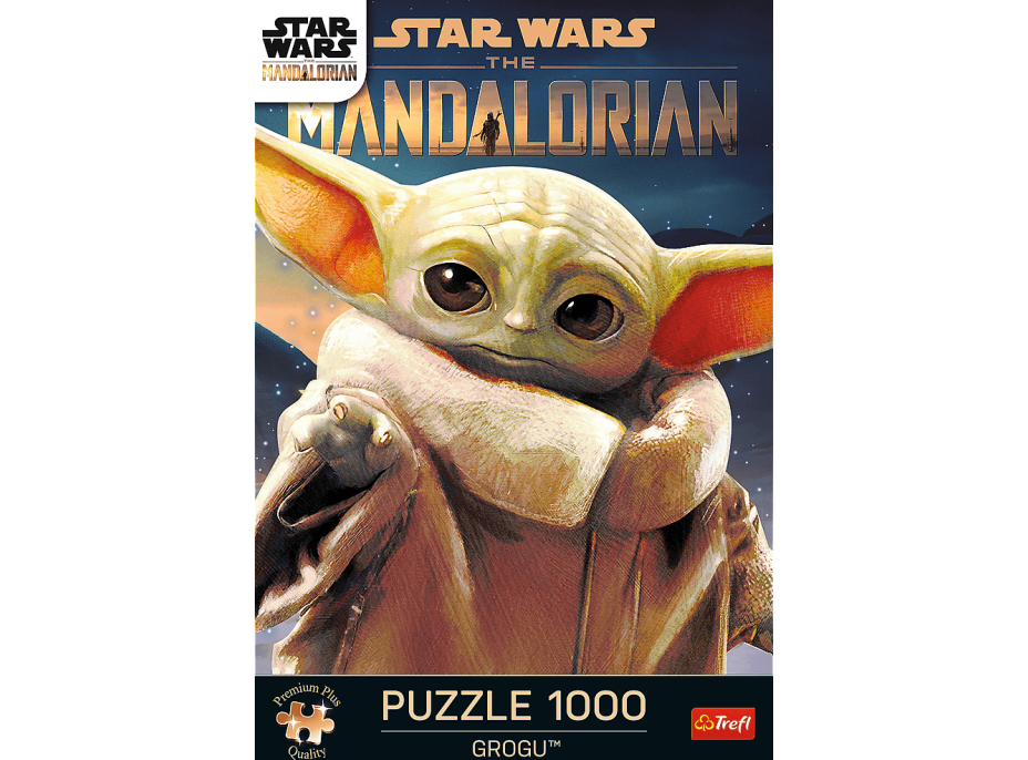 TREFL Puzzle Premium Plus Star Wars: Mandalorian - Grogu 1000 dílků