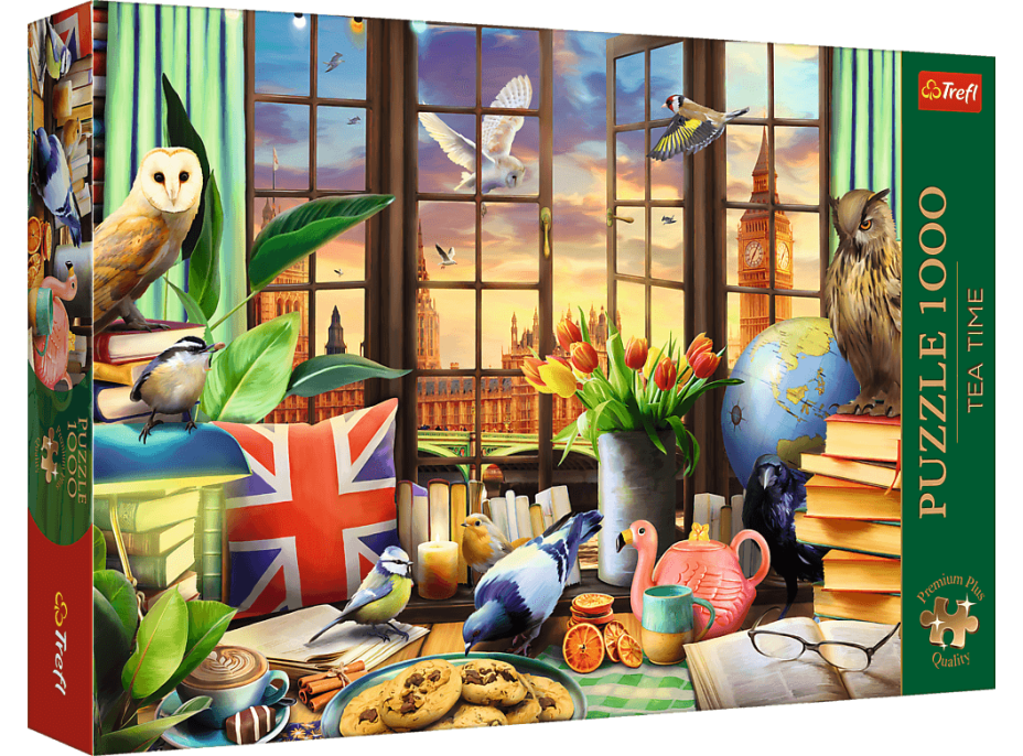 TREFL Puzzle Premium Plus Tea Time: Vše britské 1000 dílků