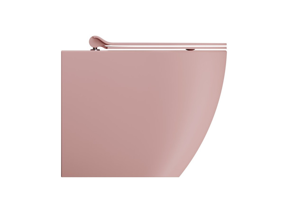 GSI PURA WC mísa stojící, Swirlflush, 36x55cm, spodní/zadní odpad, blush dual-mat 880324