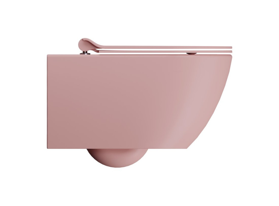 GSI PURA závěsná WC mísa, Swirlflush, 36x55cm, blush dual-mat 881524