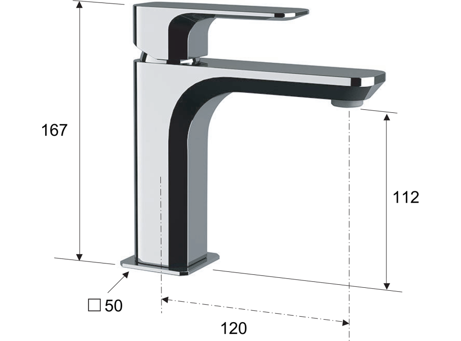 Sapho Koupelnový set AMIA 120, dub collingwood KSET-042