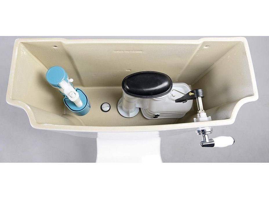 Aqualine ANTIK WC kombi retro + sedátko, bílá AK107-01