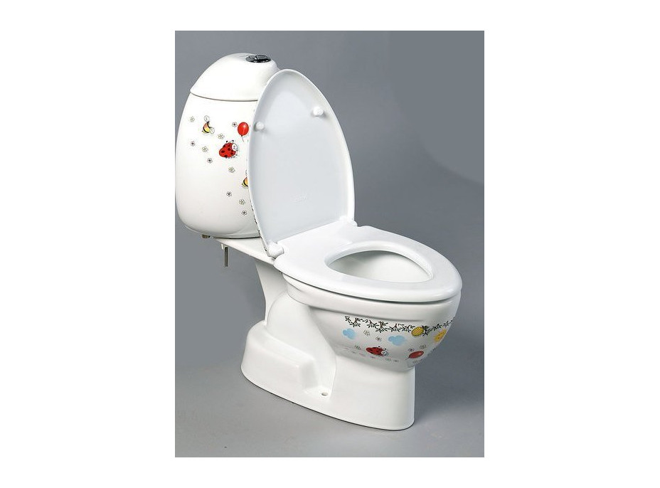 CREAVIT KID WC kombi dětské, zadní odpad, dekor CK311.400.0F