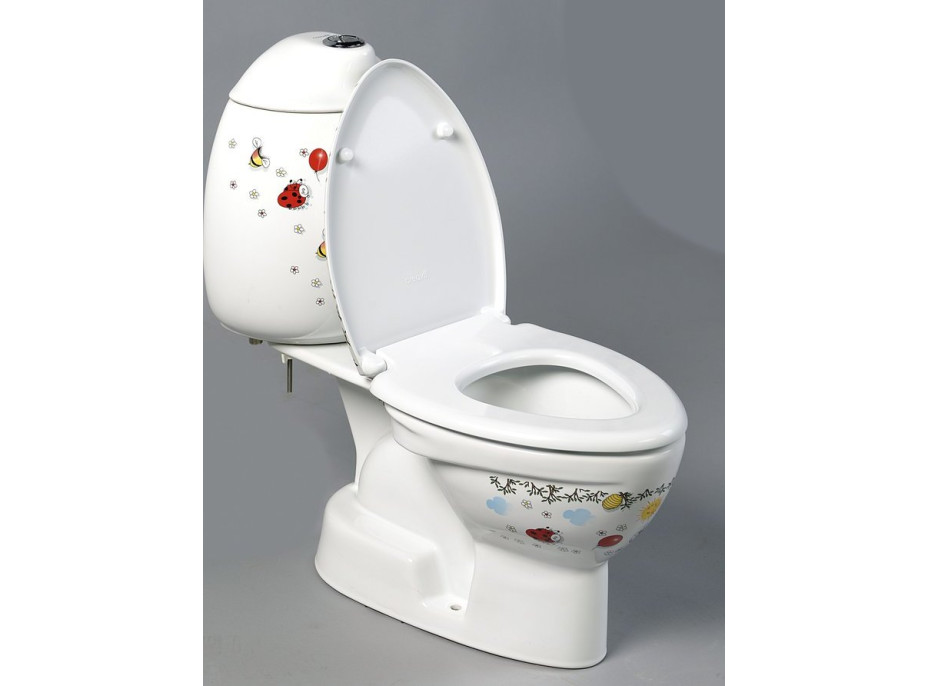 CREAVIT KID WC kombi dětské, spodní odpad, dekor CK301.400.0F