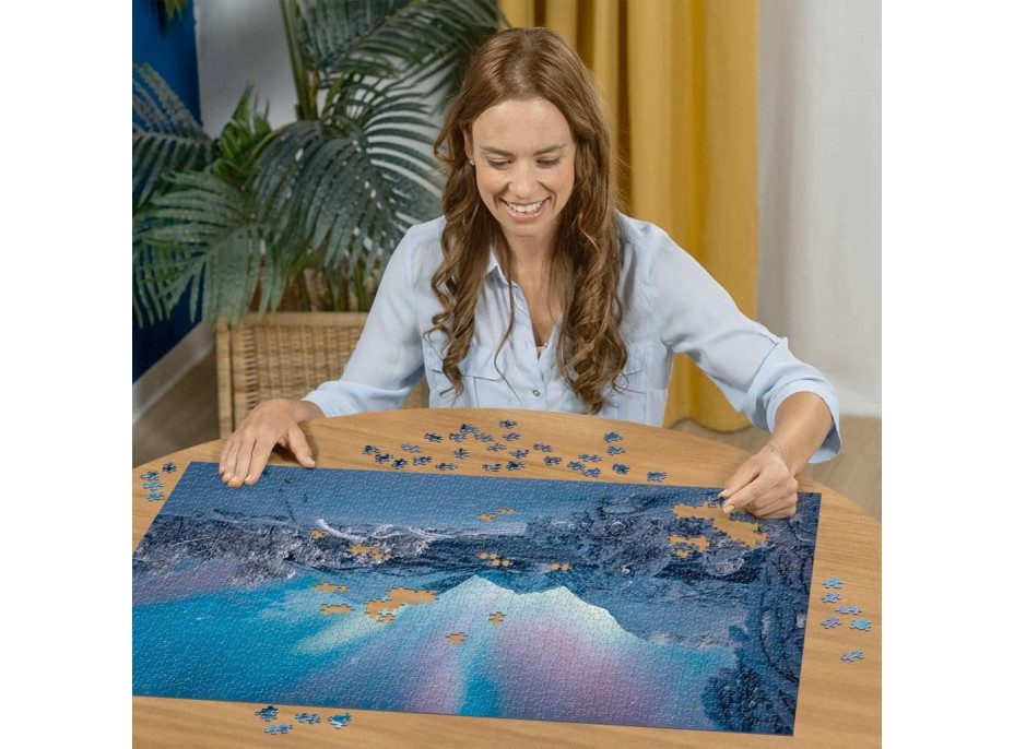 RAVENSBURGER Puzzle Když polární záře tančí 1500 dílků