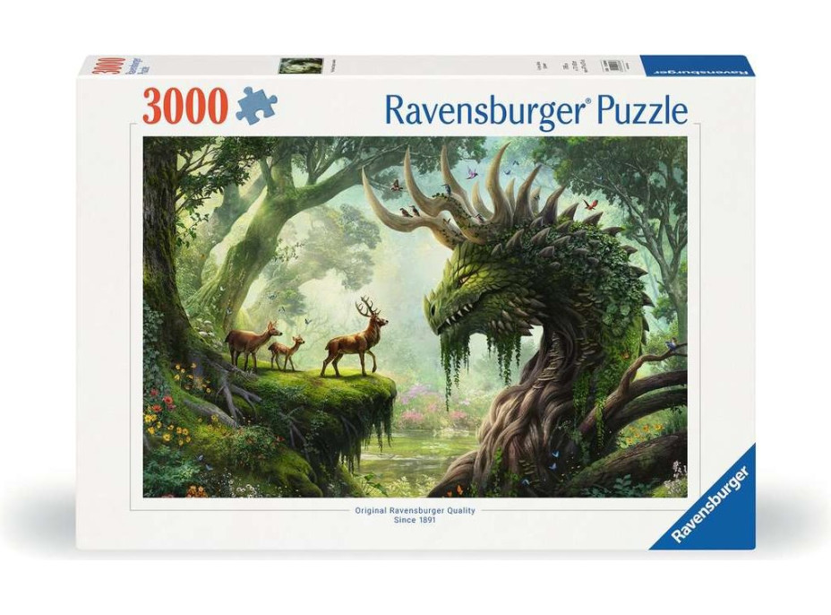 RAVENSBURGER Puzzle Lesní drak se probouzí 3000 dílků