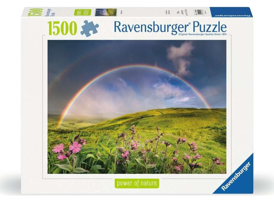 RAVENSBURGER Puzzle Úchvatná duha 1500 dílků