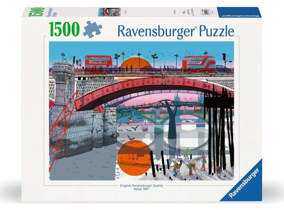 RAVENSBURGER Puzzle V Londýně 1500 dílků