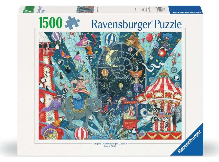 RAVENSBURGER Puzzle Vítejte v cirkusu 1500 dílků