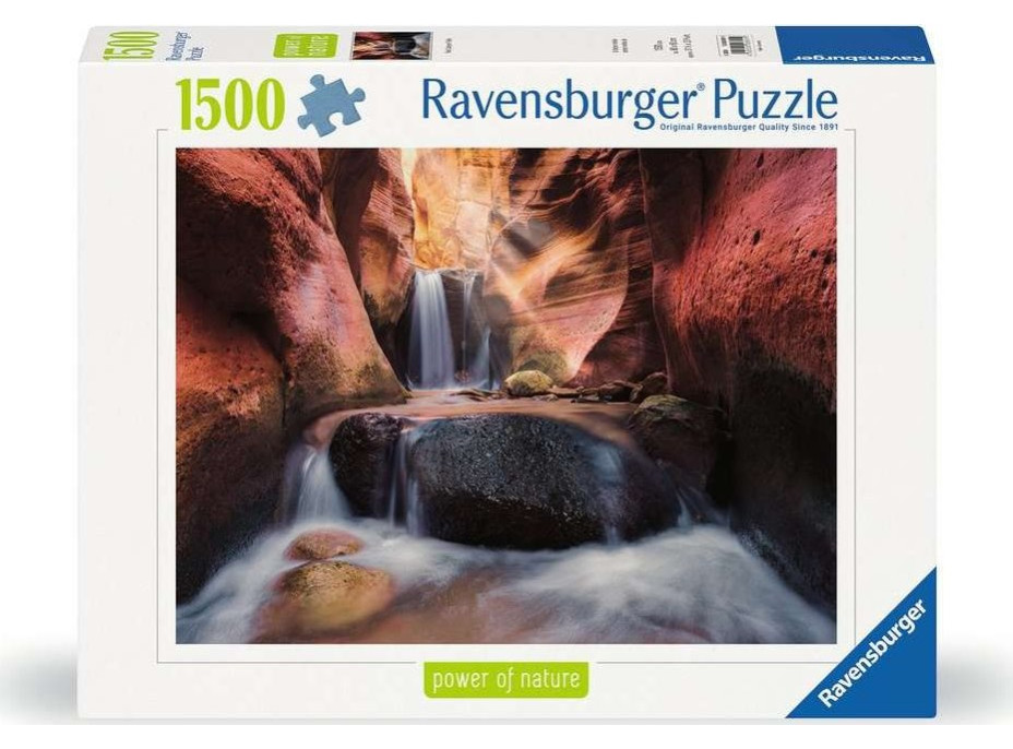 RAVENSBURGER Puzzle Vodopád v Červeném kaňonu 1500 dílků