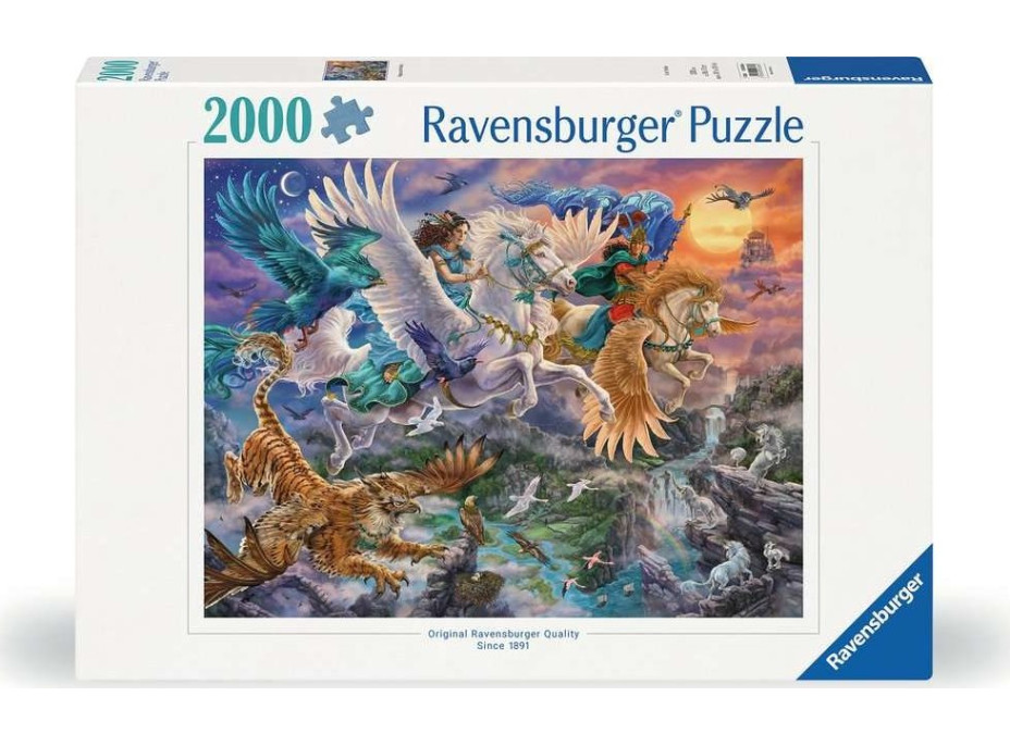 RAVENSBURGER Puzzle Vzduchem na Pegasovi 2000 dílků