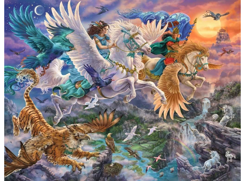 RAVENSBURGER Puzzle Vzduchem na Pegasovi 2000 dílků