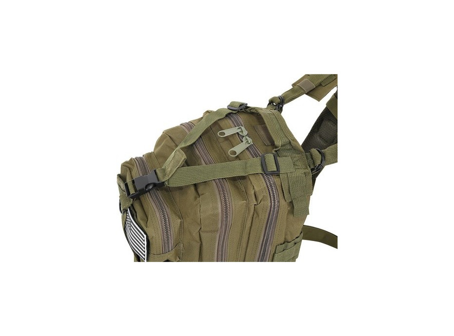 Turistický military batoh 26 litrů - zelený