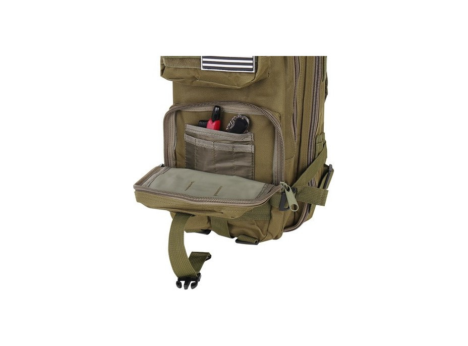 Turistický military batoh 26 litrů - zelený