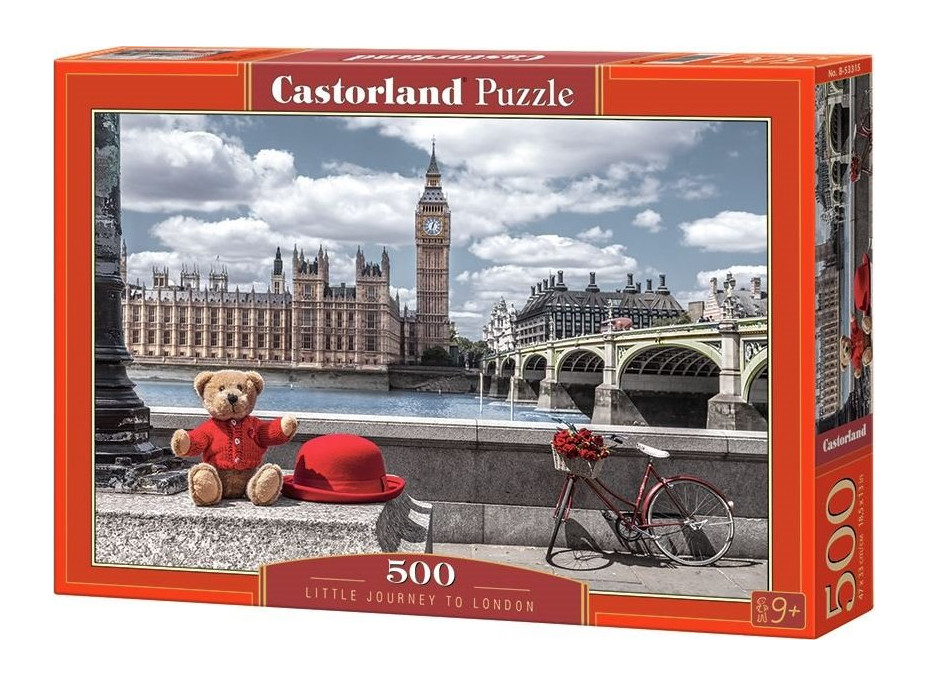 CASTORLAND Puzzle Malý cestovatel v Londýně 500 dílků