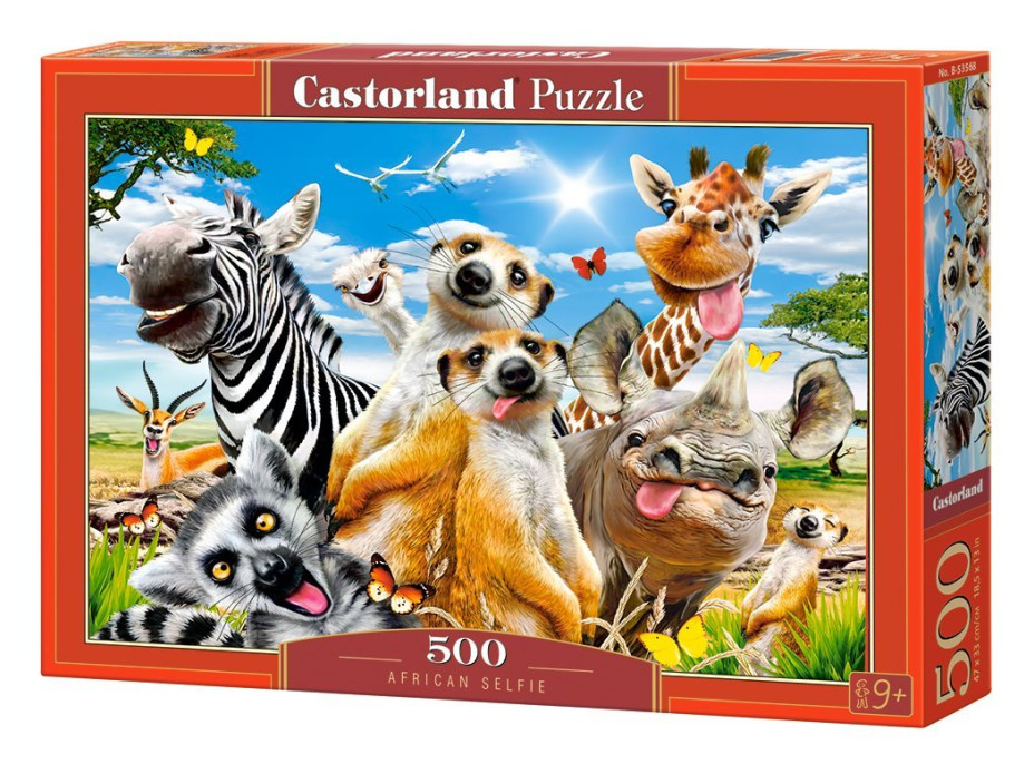 CASTORLAND Puzzle Africké selfie 500 dílků