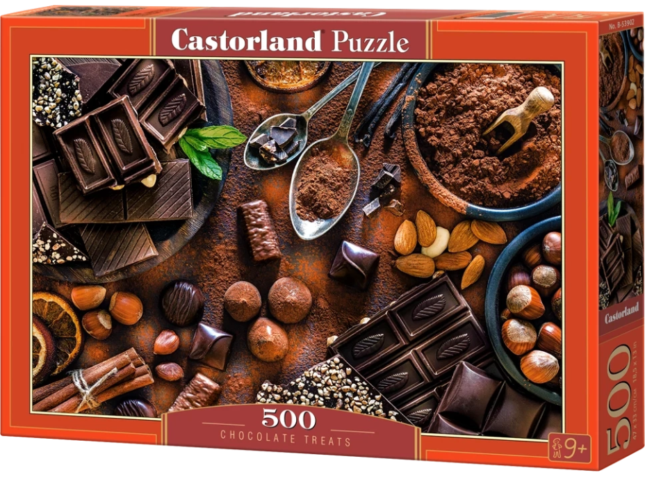 CASTORLAND Puzzle Čokoládové dobroty 500 dílků