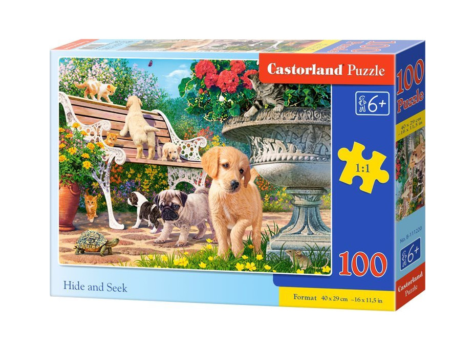 CASTORLAND Puzzle Hra na schovávanou 100 dílků