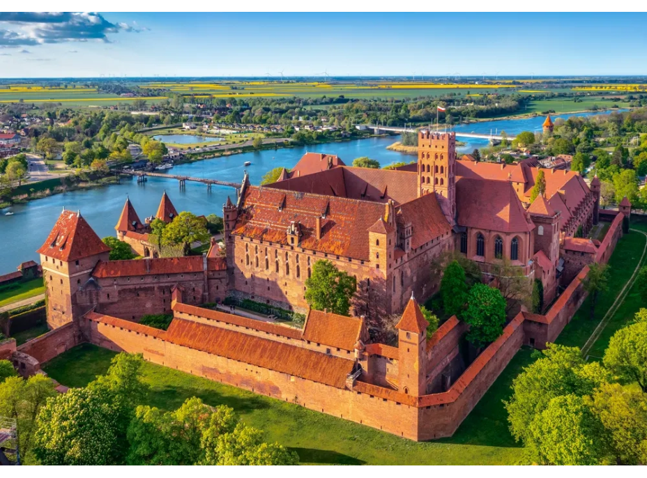 CASTORLAND Puzzle Hrad Malbork, Polsko 500 dílků