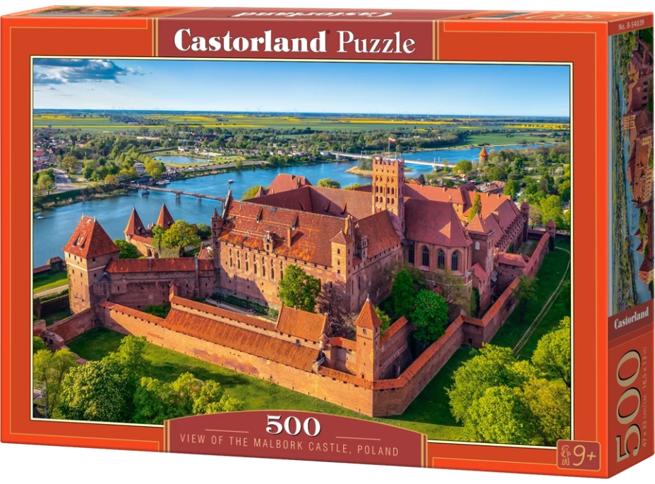 CASTORLAND Puzzle Hrad Malbork, Polsko 500 dílků