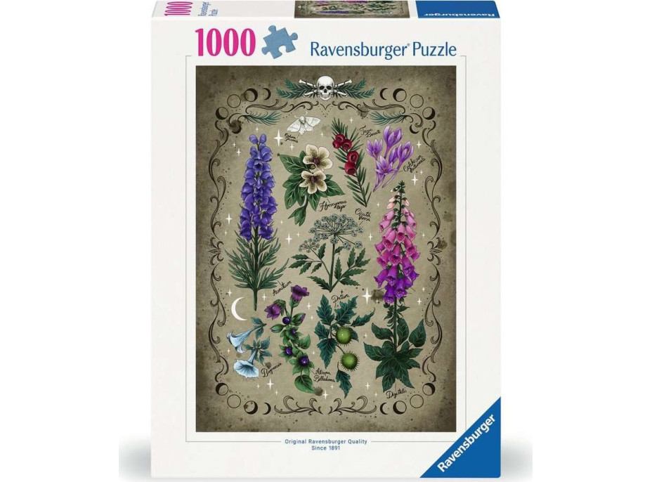 RAVENSBURGER Puzzle Jedovaté rostliny 1000 dílků