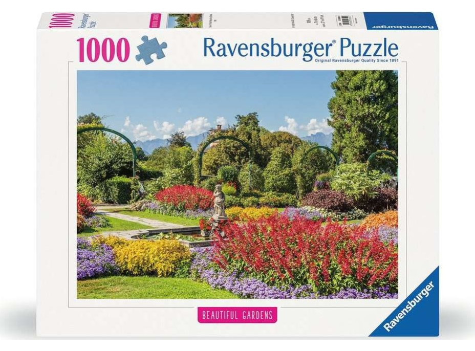 RAVENSBURGER Puzzle Kouzelné zahrady: Park Pallavicino, Itálie 1000 dílků