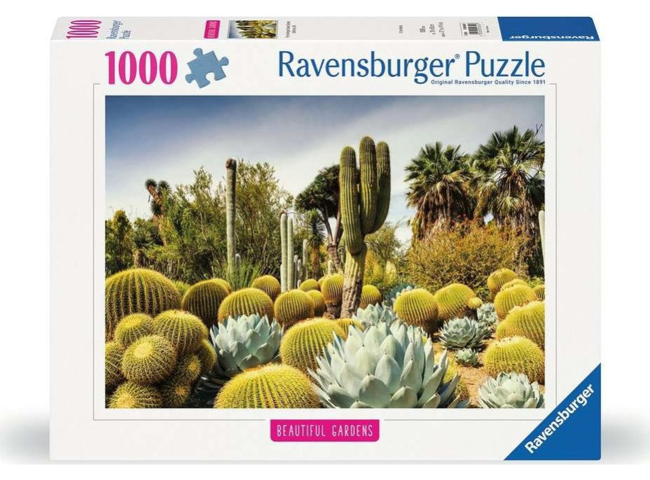 RAVENSBURGER Puzzle Kouzelné zahrady: Zahrada Huntington, USA 1000 dílků