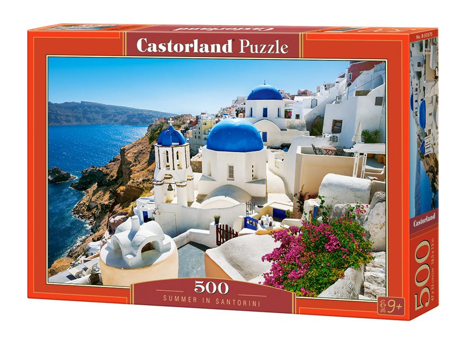 CASTORLAND Puzzle Léto na Santorini 500 dílků