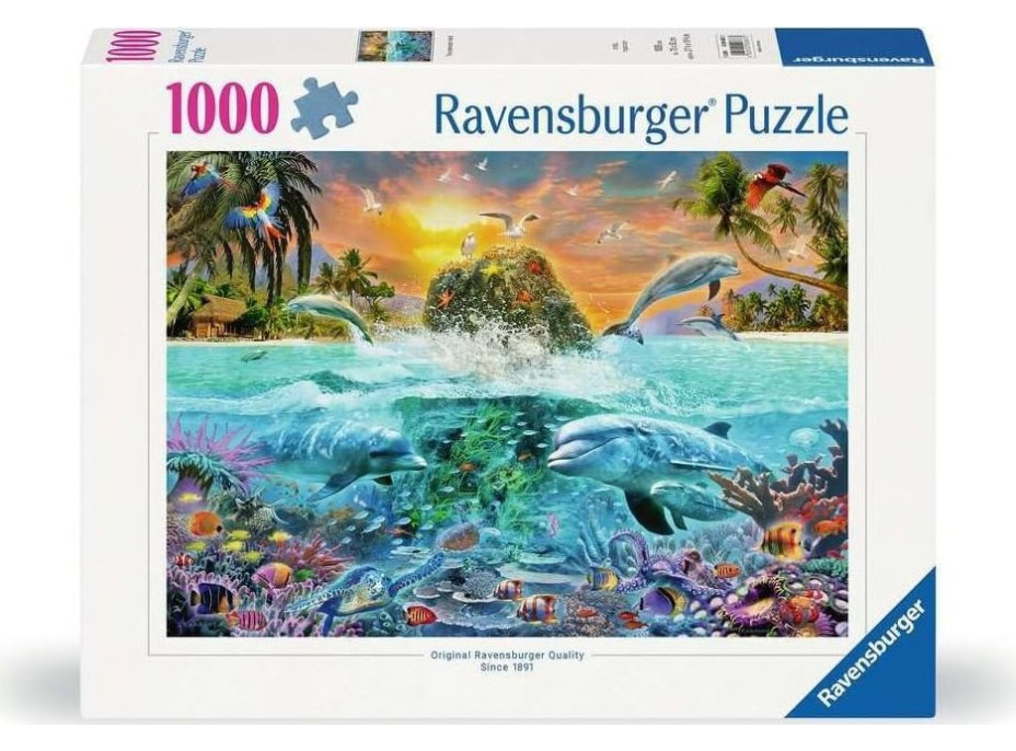 RAVENSBURGER Puzzle Podmořský ostrov 1000 dílků