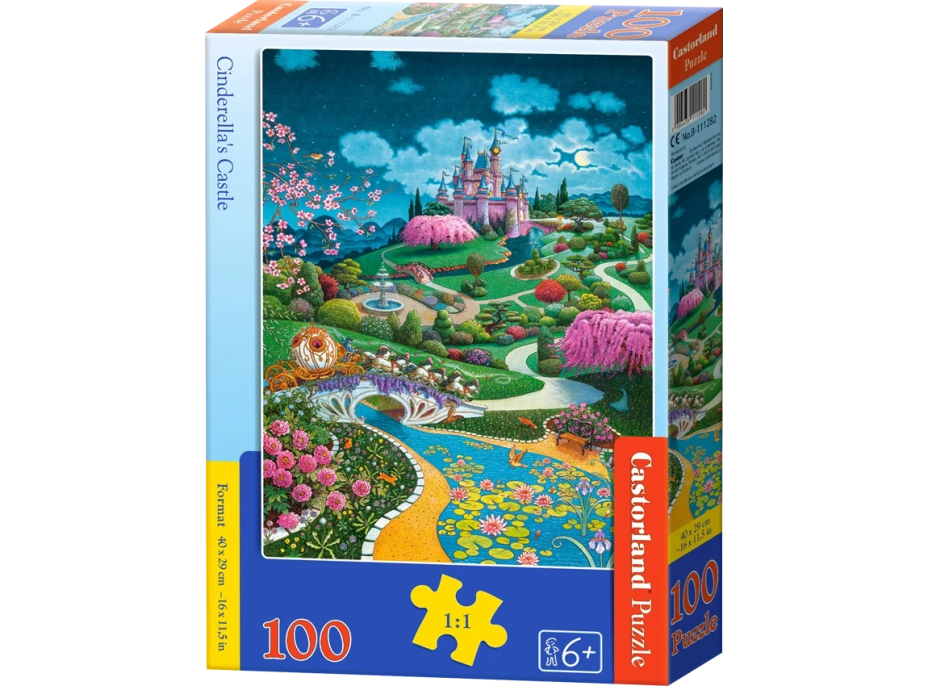 CASTORLAND Puzzle Popelčin zámek 100 dílků