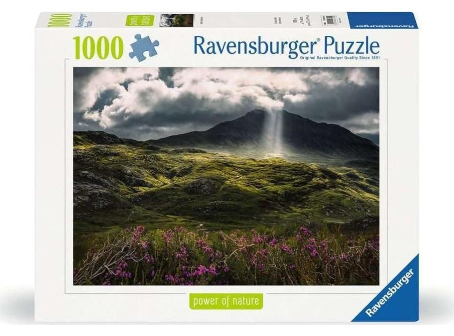 RAVENSBURGER Puzzle Síla přírody: Tajemné hory 1000 dílků