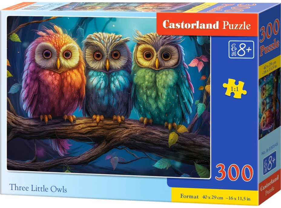 CASTORLAND Puzzle Tři malé sovy 300 dílků