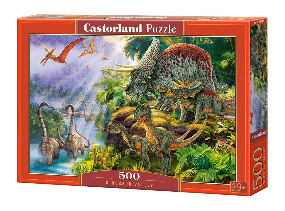 CASTORLAND Puzzle Údolí dinosaurů 500 dílků