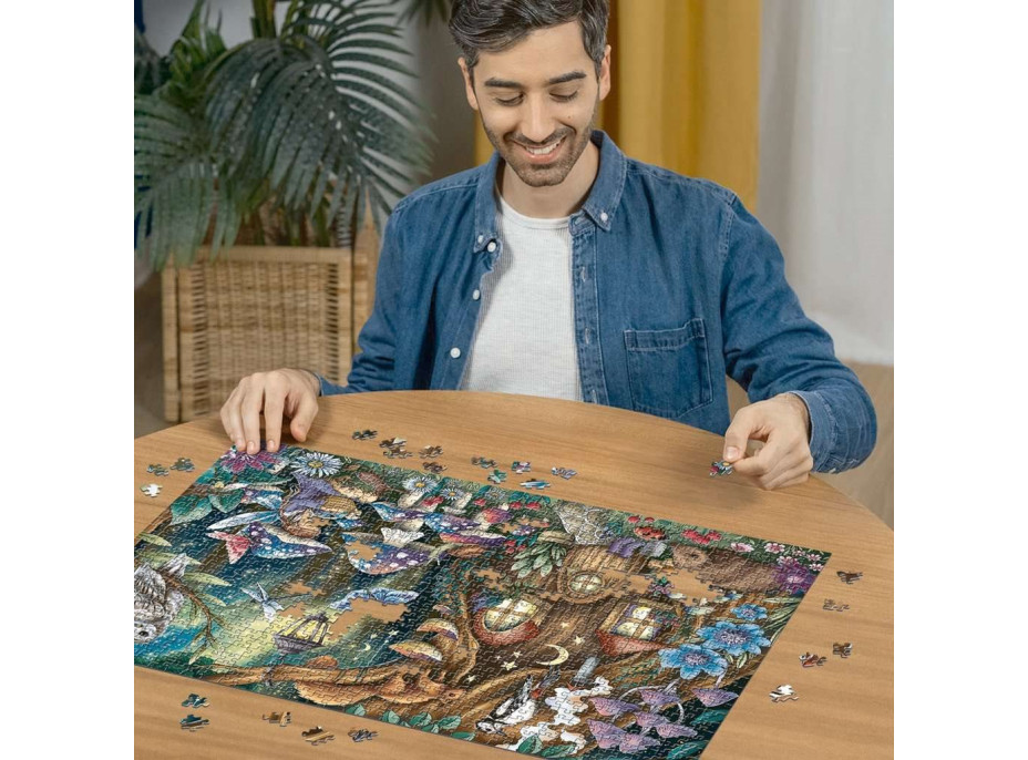 RAVENSBURGER Puzzle V kouzelném lese 1000 dílků