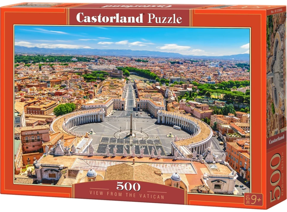 CASTORLAND Puzzle Výhled z Vatikánu 500 dílků