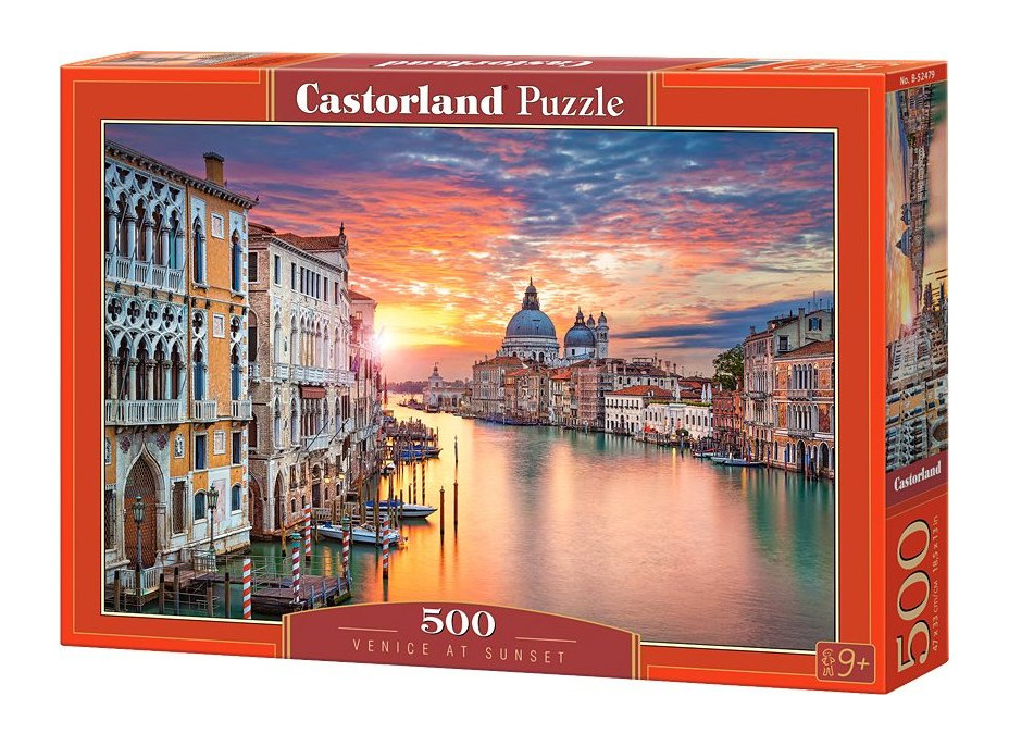 CASTORLAND Puzzle Západ slunce v Benátkách 500 dílků