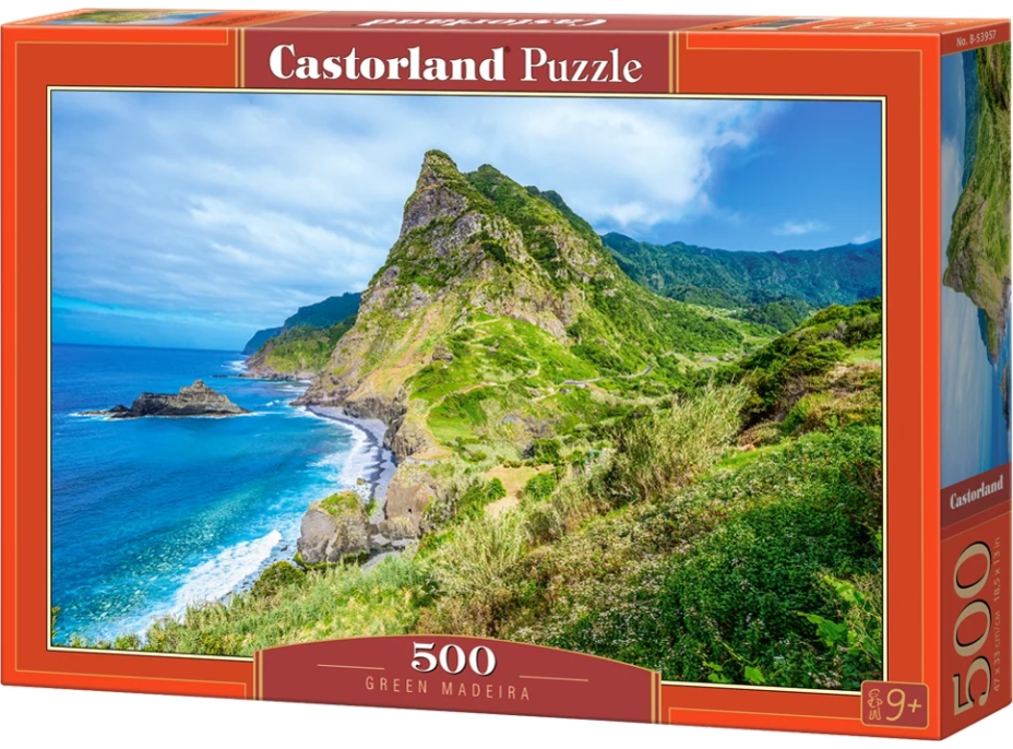 CASTORLAND Puzzle Zelená Madeira 500 dílků